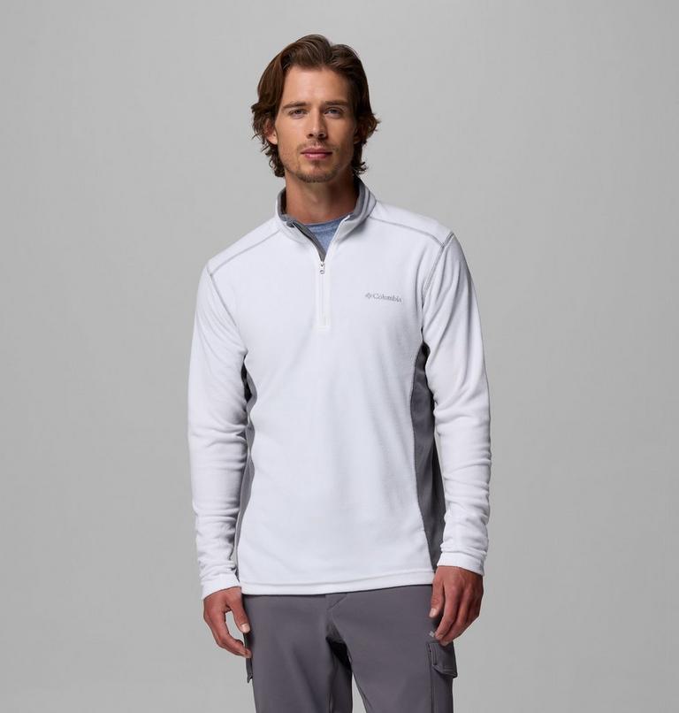 Klamath Range II Half Zip, Color: White, City Grey, image 1