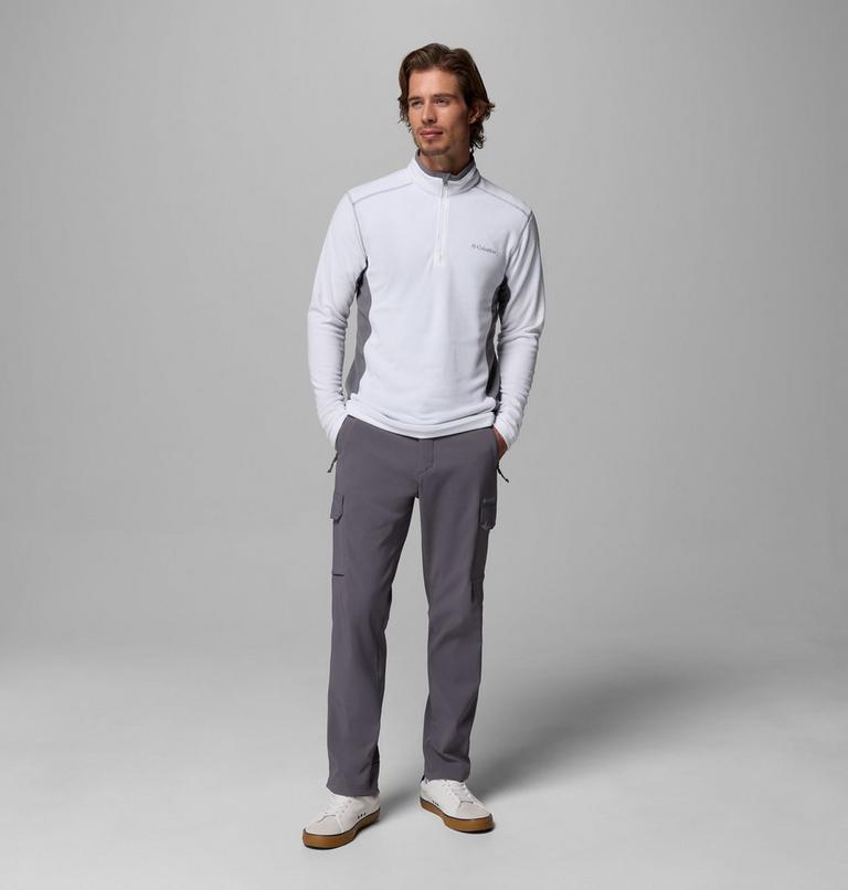 Klamath Range II Half Zip, Color: White, City Grey, image 2