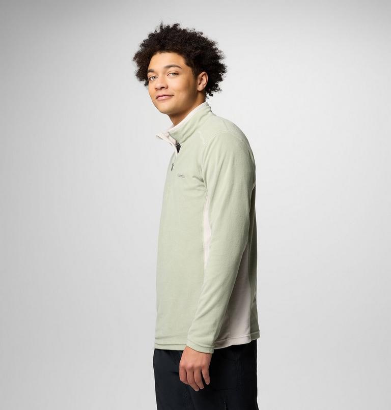 Men's Klamath Range II Half Zip, Color: Safari, Dark Stone, image 4