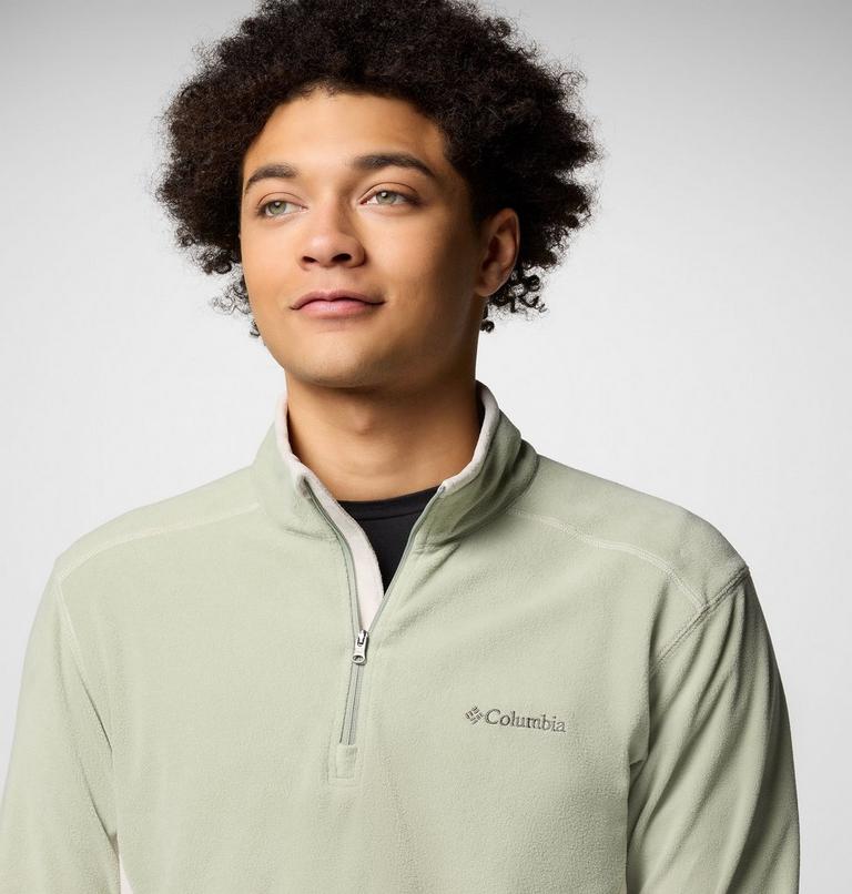 Men's Klamath Range II Half Zip, Color: Safari, Dark Stone, image 5