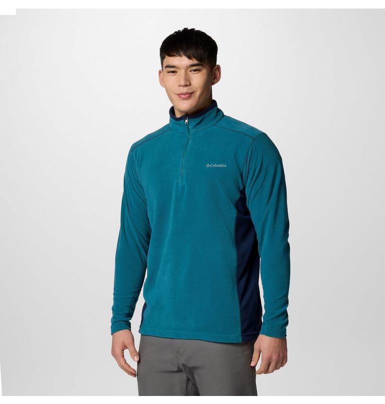 Klamath Range II Half Zip, Color: River Blue, Coll Navy, image 5