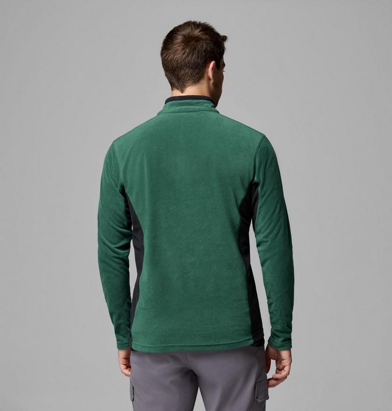 Men's Klamath Range II Half Zip, Color: Rain Forest, Black, image 3