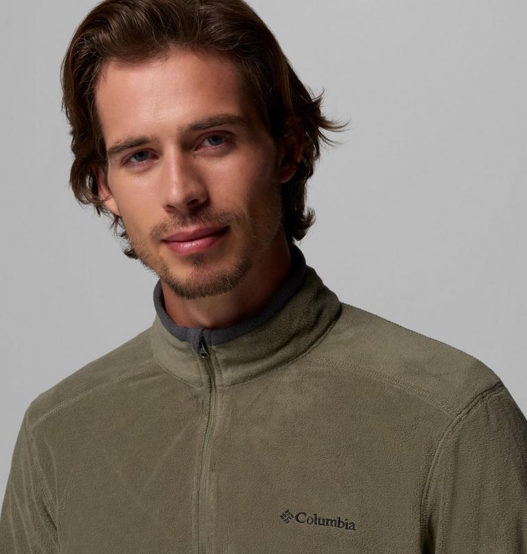 Men's Klamath Range II Half Zip, Color: Stone Green, Shark, image 4
