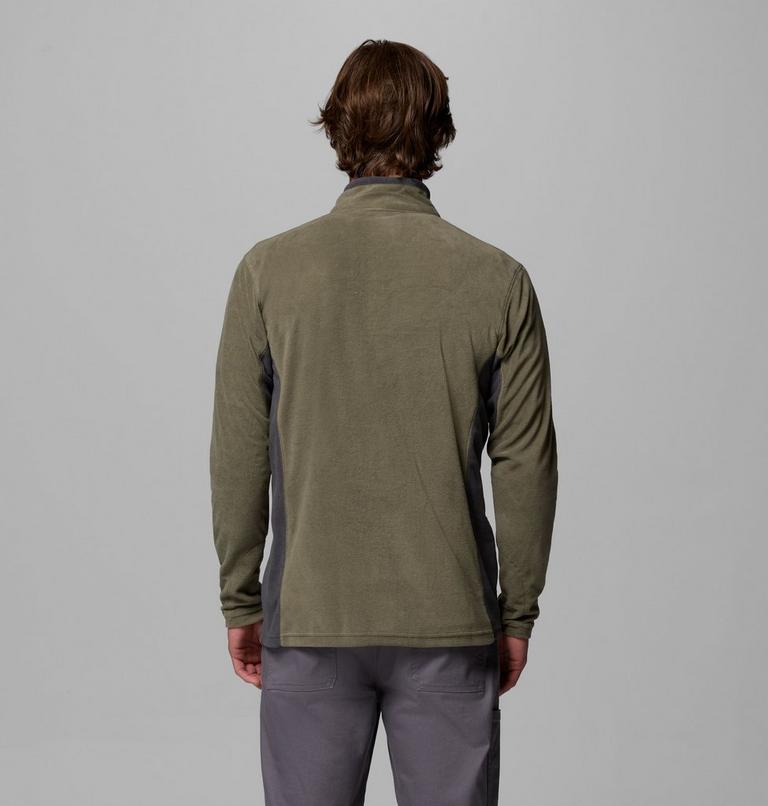 Men's Klamath Range II Half Zip, Color: Stone Green, Shark, image 2