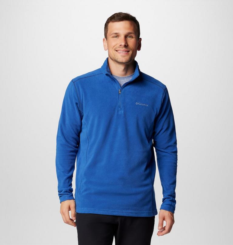 Men's Klamath Range II Half Zip, Color: Mountain Blue, image 1