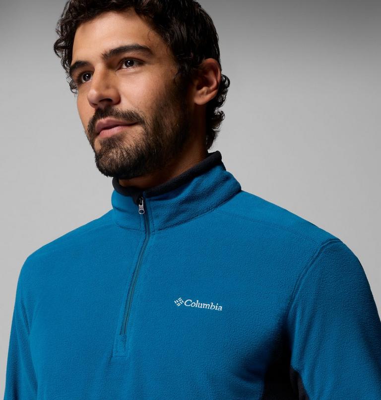 Polar con media cremallera Klamath Range II para hombre, Color: Phoenix Blue, Black, image 5