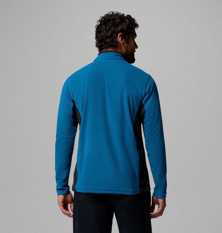 Polar con media cremallera Klamath Range II para hombre, Color: Phoenix Blue, Black, image 3