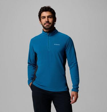 Polar con media cremallera Klamath Range II para hombre, Color: Phoenix Blue, Black, image 7