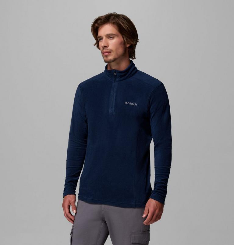 Men's Klamath Range II Half Zip, Color: Collegiate Navy Solid, image 3
