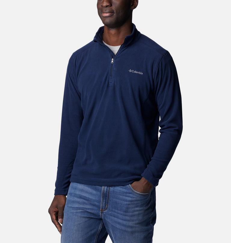 Men's Klamath Range II Half Zip, Color: Collegiate Navy Solid, image 5