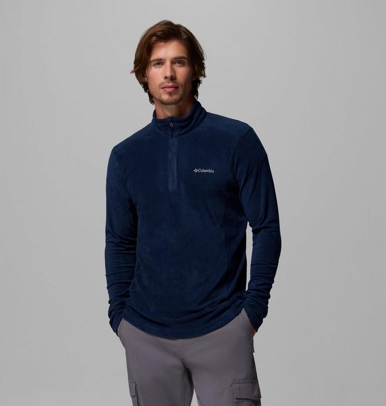 Men's Klamath Range II Half Zip, Color: Collegiate Navy Solid, image 1