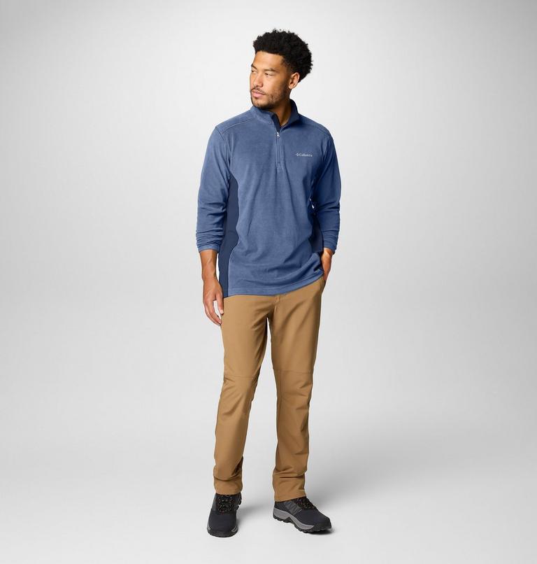 Men's Klamath Range II Half Zip, Color: Dark Mountain, Collegiate Navy, image 4