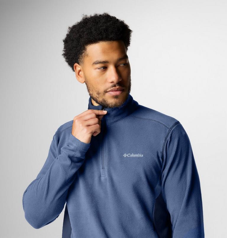Men's Klamath Range II Half Zip, Color: Dark Mountain, Collegiate Navy, image 6