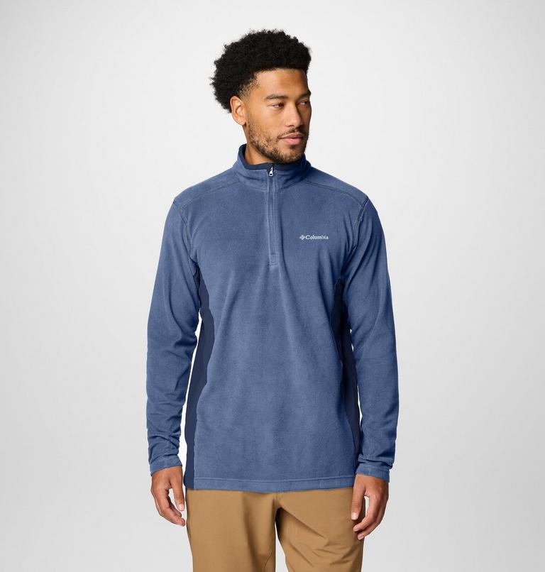 Men's Klamath Range II Half Zip, Color: Dark Mountain, Collegiate Navy, image 1