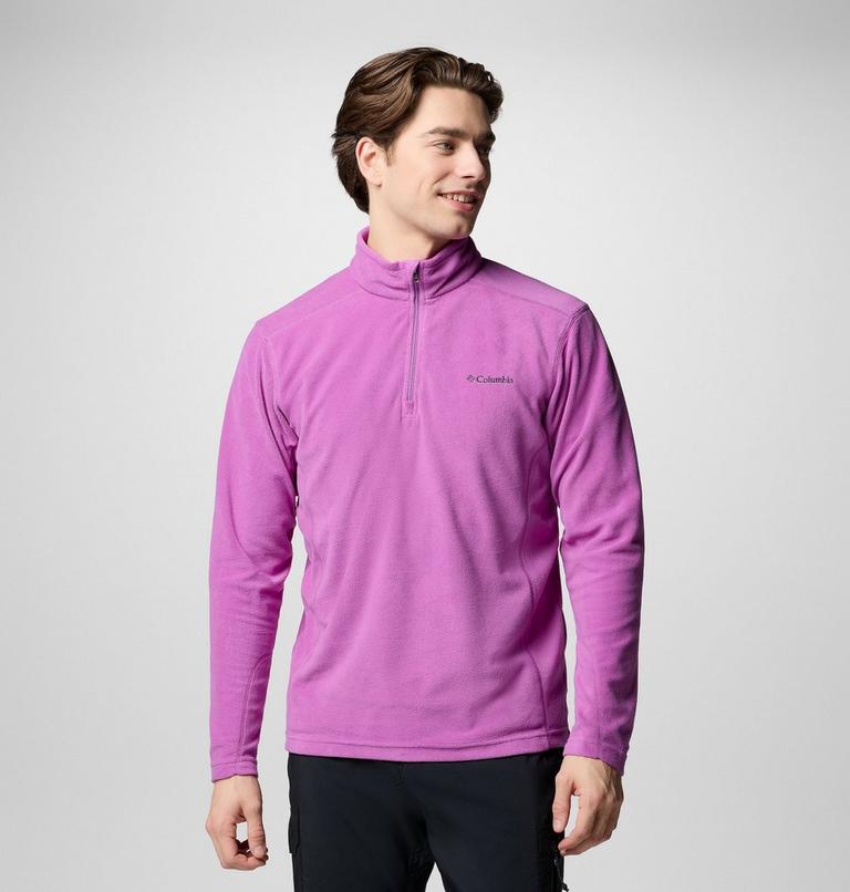 Polar con media cremallera Klamath Range II para hombre, Color: Razzle, image 1