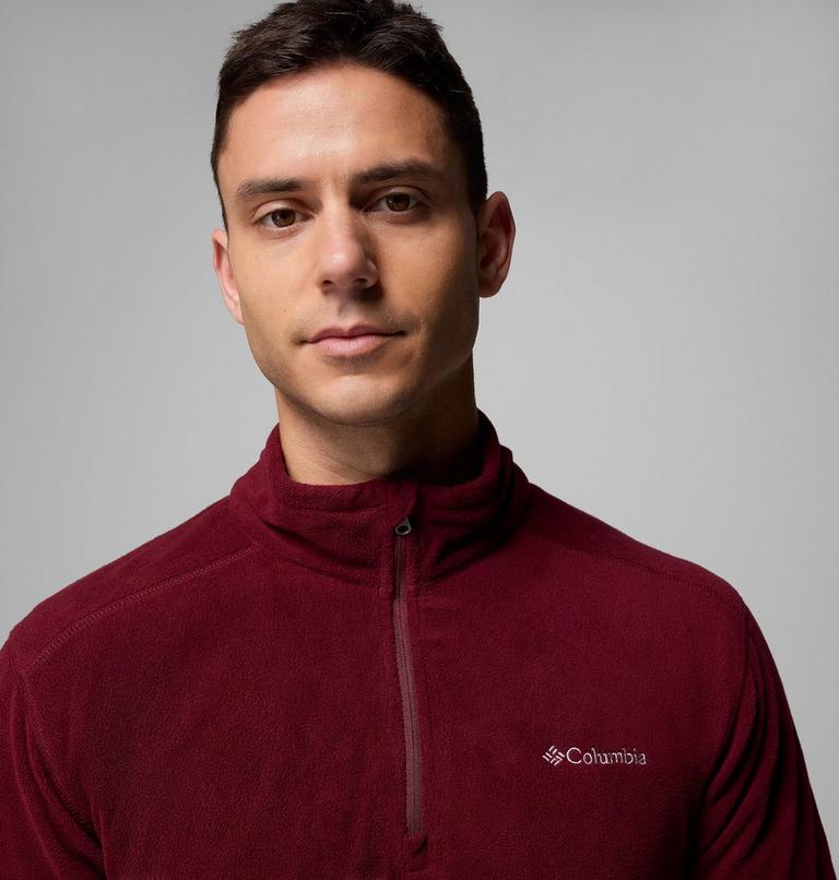 Men's Klamath Range II Half Zip, Color: Rich Wine, image 5