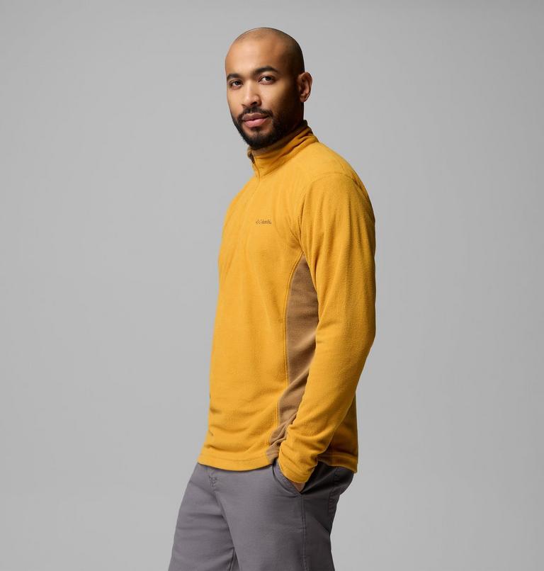 Polar con media cremallera Klamath Range II para hombre, Color: Squash, Delta, image 4