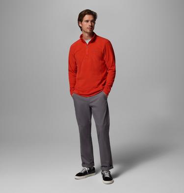 Men's Klamath Range II Half Zip, Color: Super Sonic, image 2