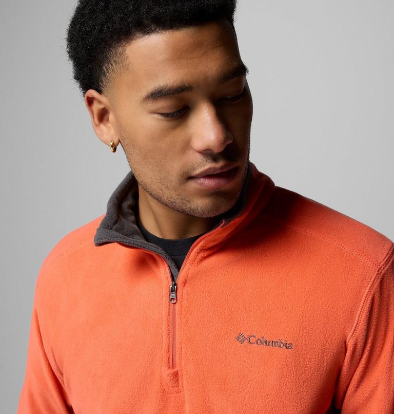 Men's Klamath Range II Half Zip, Color: Zing, Shark, image 5
