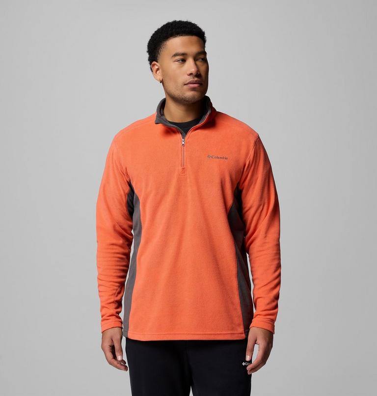 Men's Klamath Range II Half Zip, Color: Zing, Shark, image 1