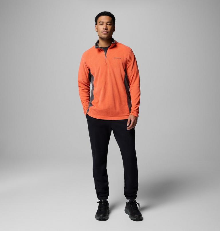 Men's Klamath Range II Half Zip, Color: Zing, Shark, image 2