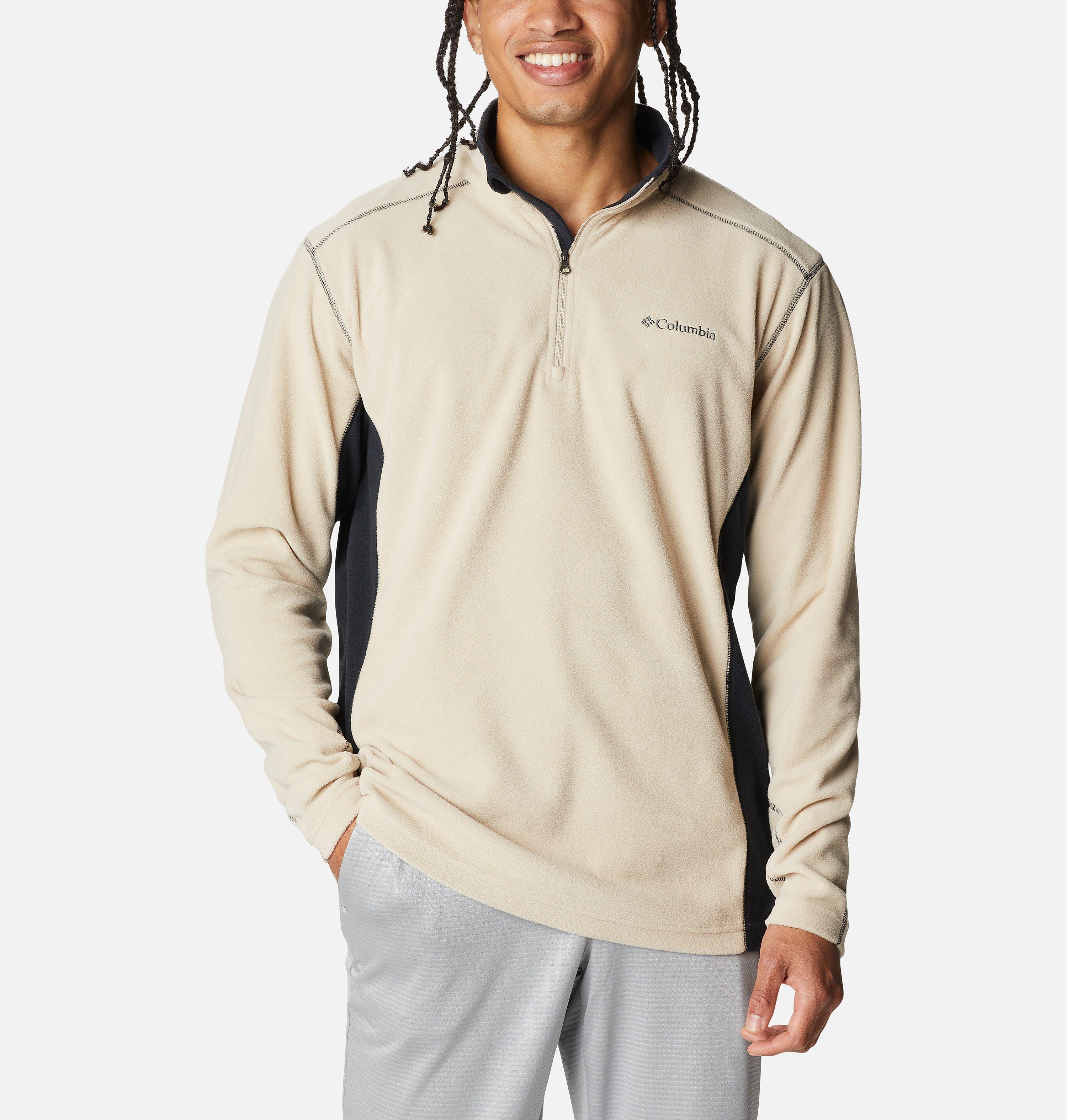 カラメル2 Men's Klamath Range II Half Zip Fleece Pullover - Tall | Columbia