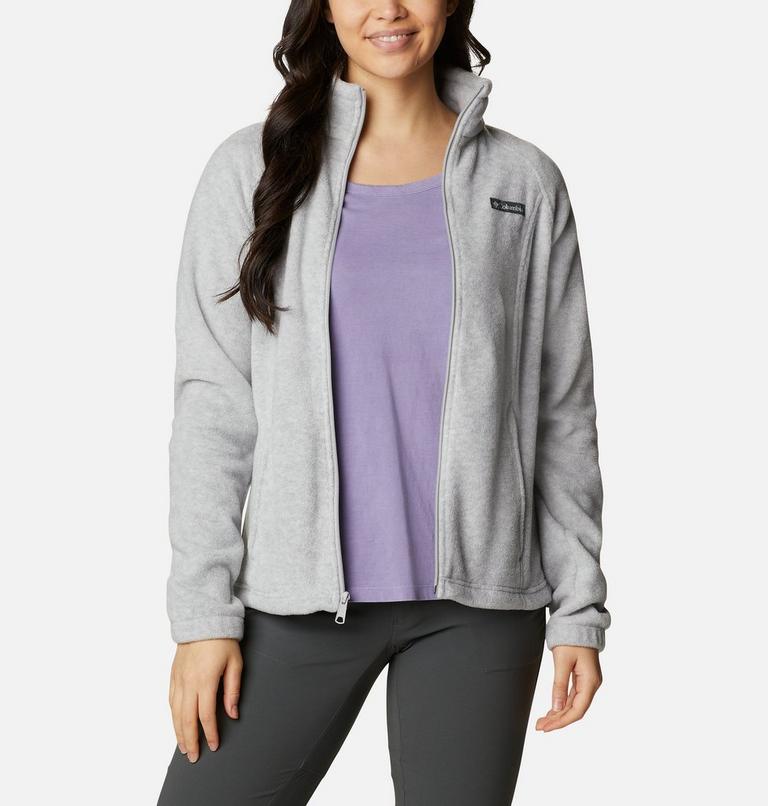 Women’s Benton Springs Fleece Jacket, Color: Cirrus Grey Heather, image 7