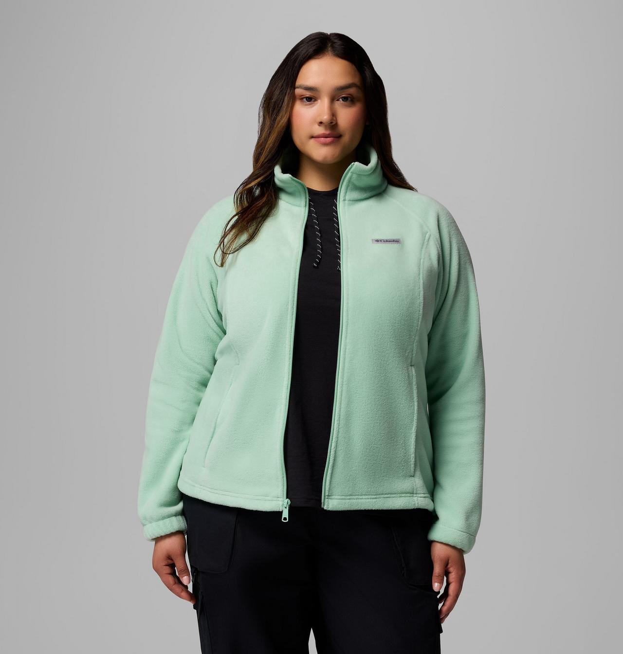 Women's Benton Springs™ Full Zip Fleece Jacket - Plus Size | 383 | 3X 5