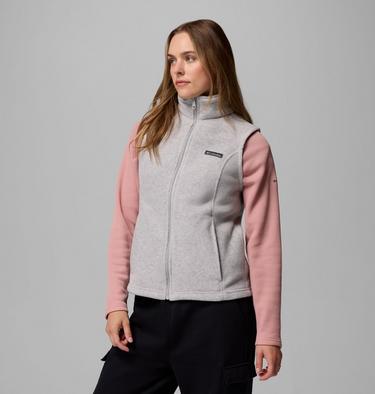 Benton Springs Fleece Weste für Frauen, Color: Cirrus Grey Heather, image 15