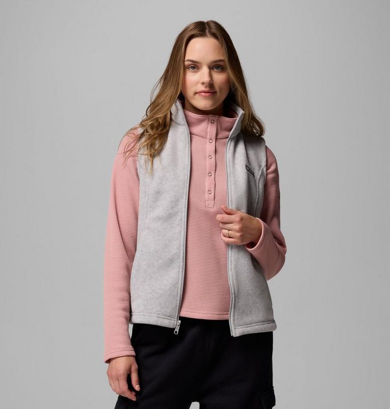 Women's Benton Springs Gilet, Color: Cirrus Grey Heather, image 4