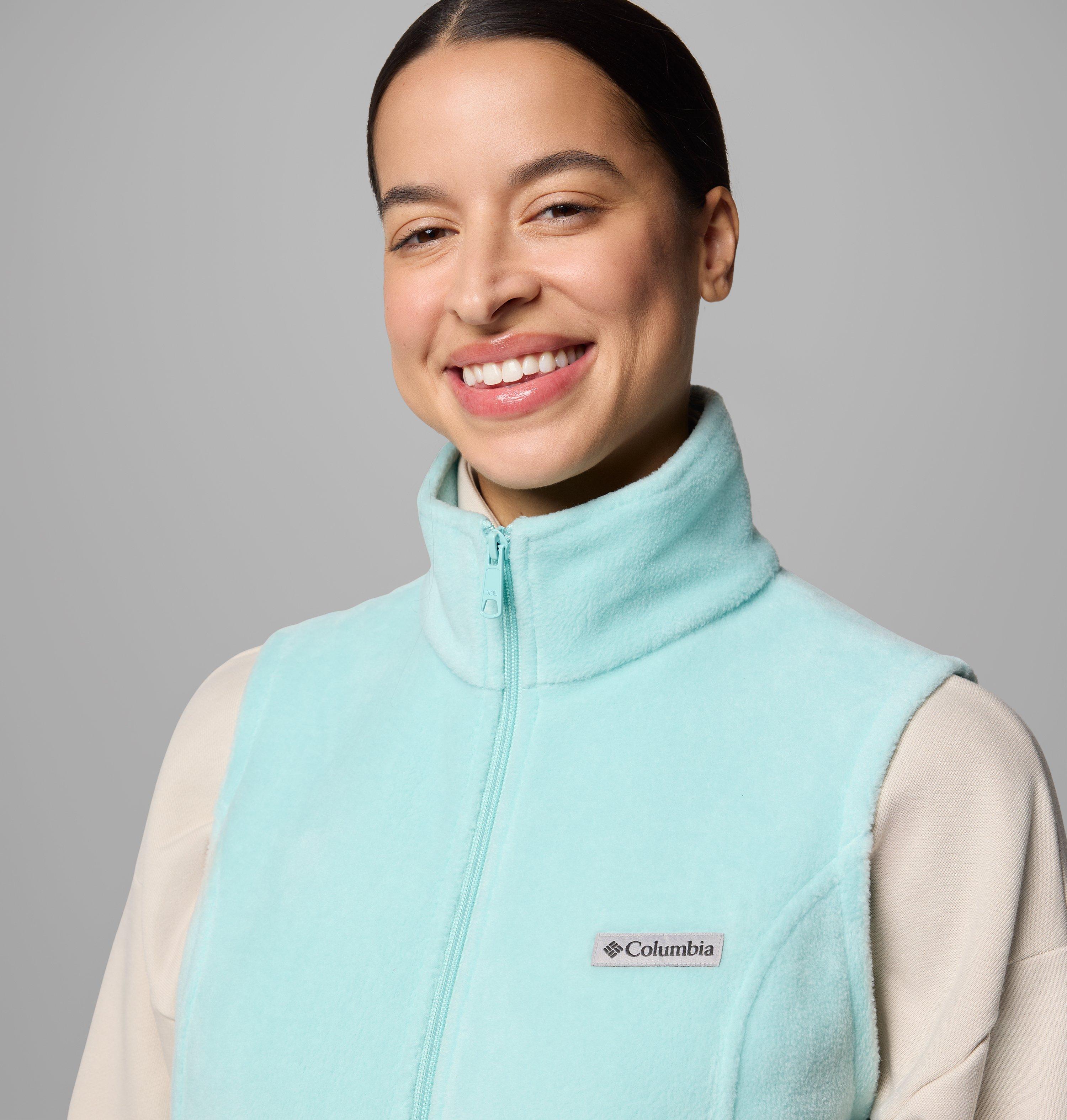 thumbnail image 2 of Lightweight Insulated Vest Columbia Women's Benton Springs Fleece Vest - Black 1X Lightweight Outdoor Vest Life Vest 2 of 11