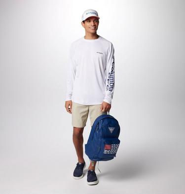 Men's PFG Terminal Tackle Long Sleeve Shirt, Color: White, Nightshade Logo, image 11