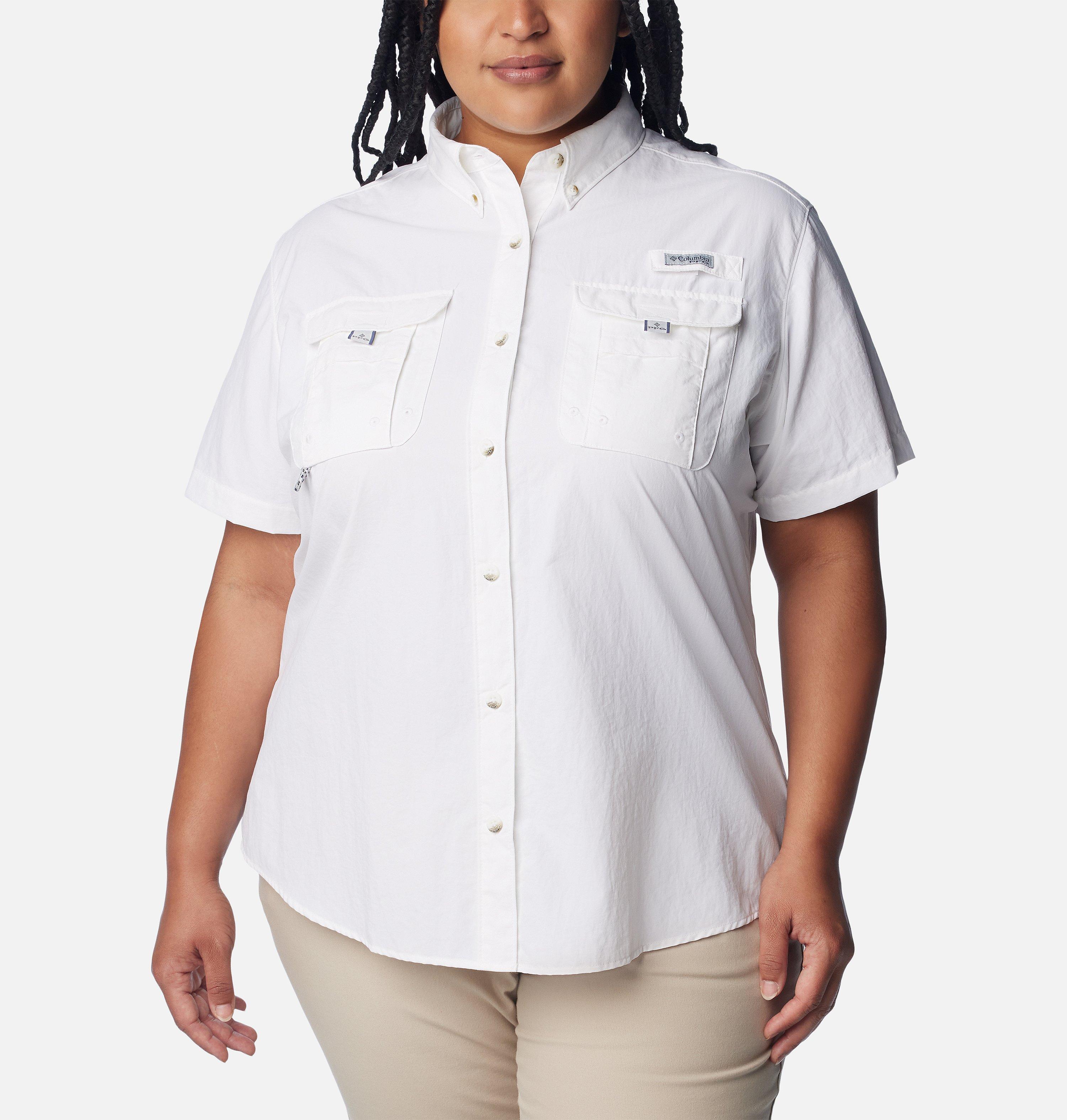 Women's PFG Bahama Short Sleeve Shirt - Plus Size 1