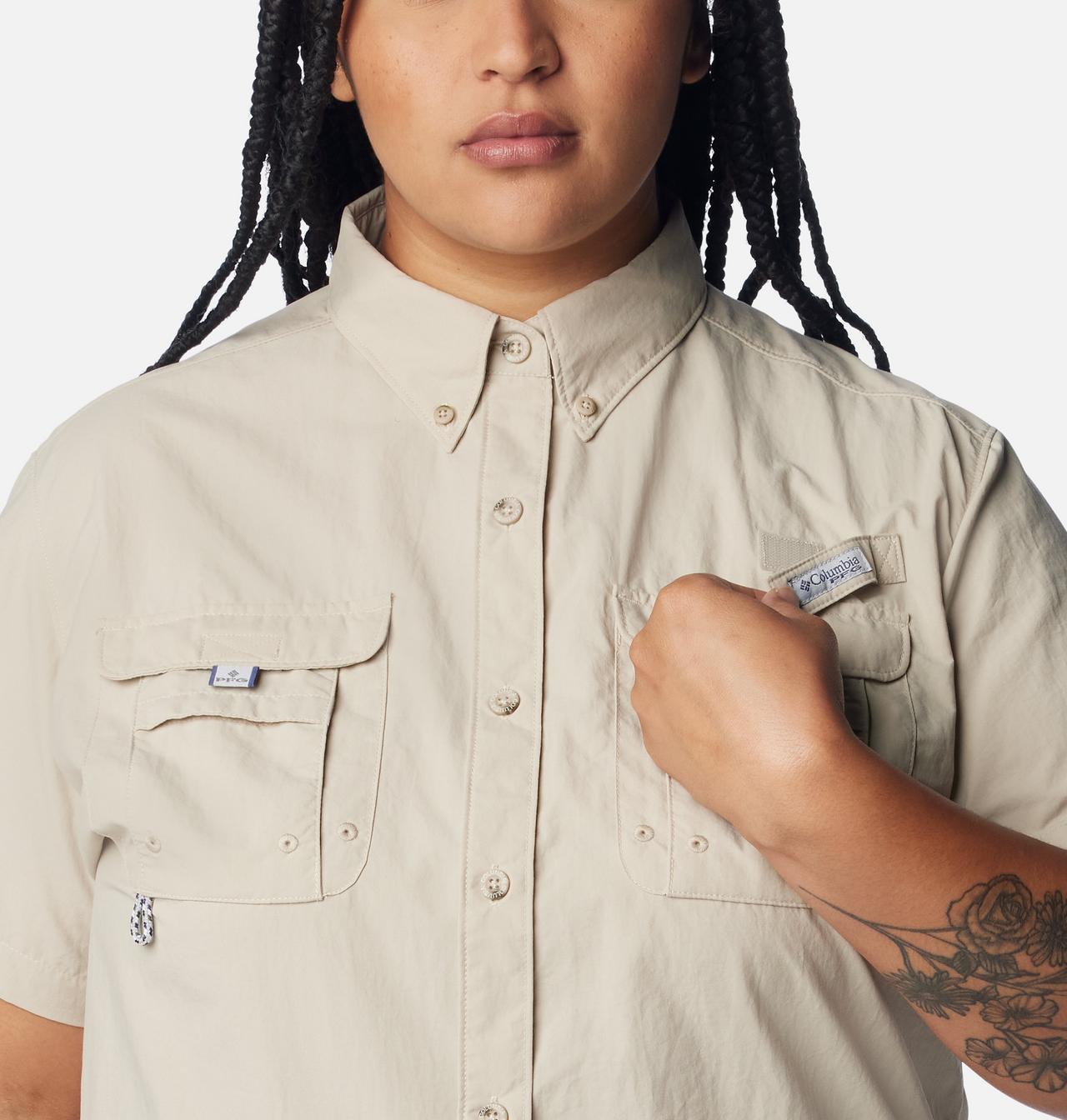 Women’s PFG Bahama™ Short Sleeve Shirt - Plus Size 4