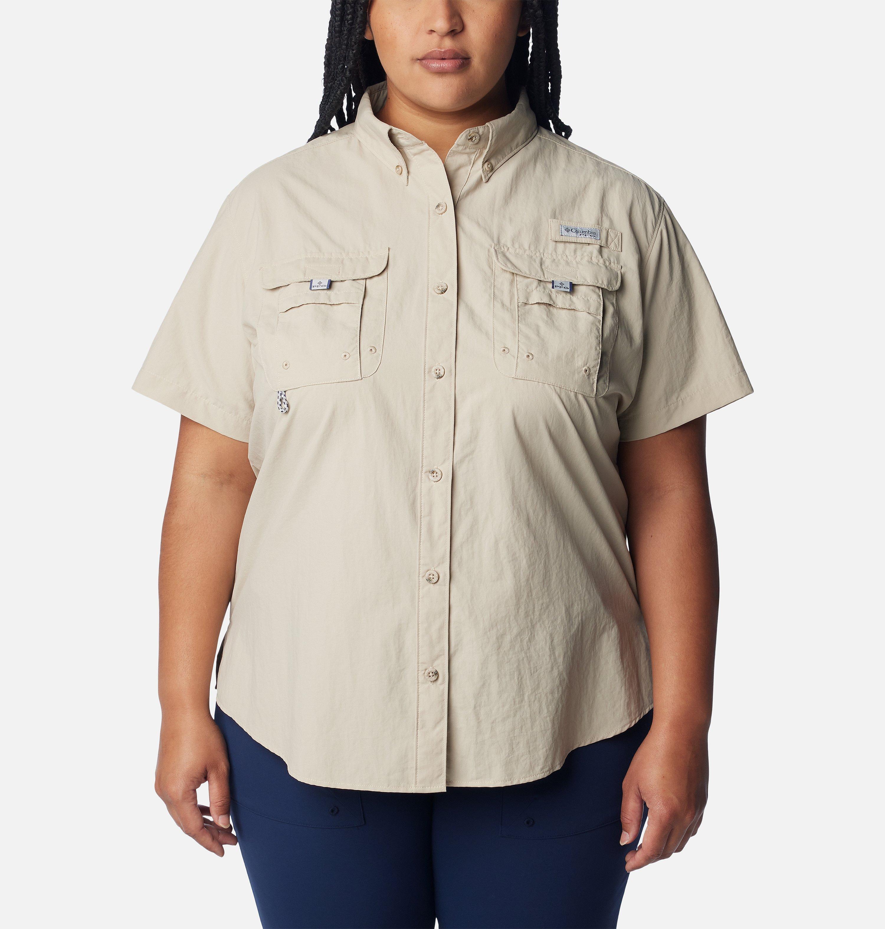Women's PFG Bahama Short Sleeve Shirt - Plus Size 1