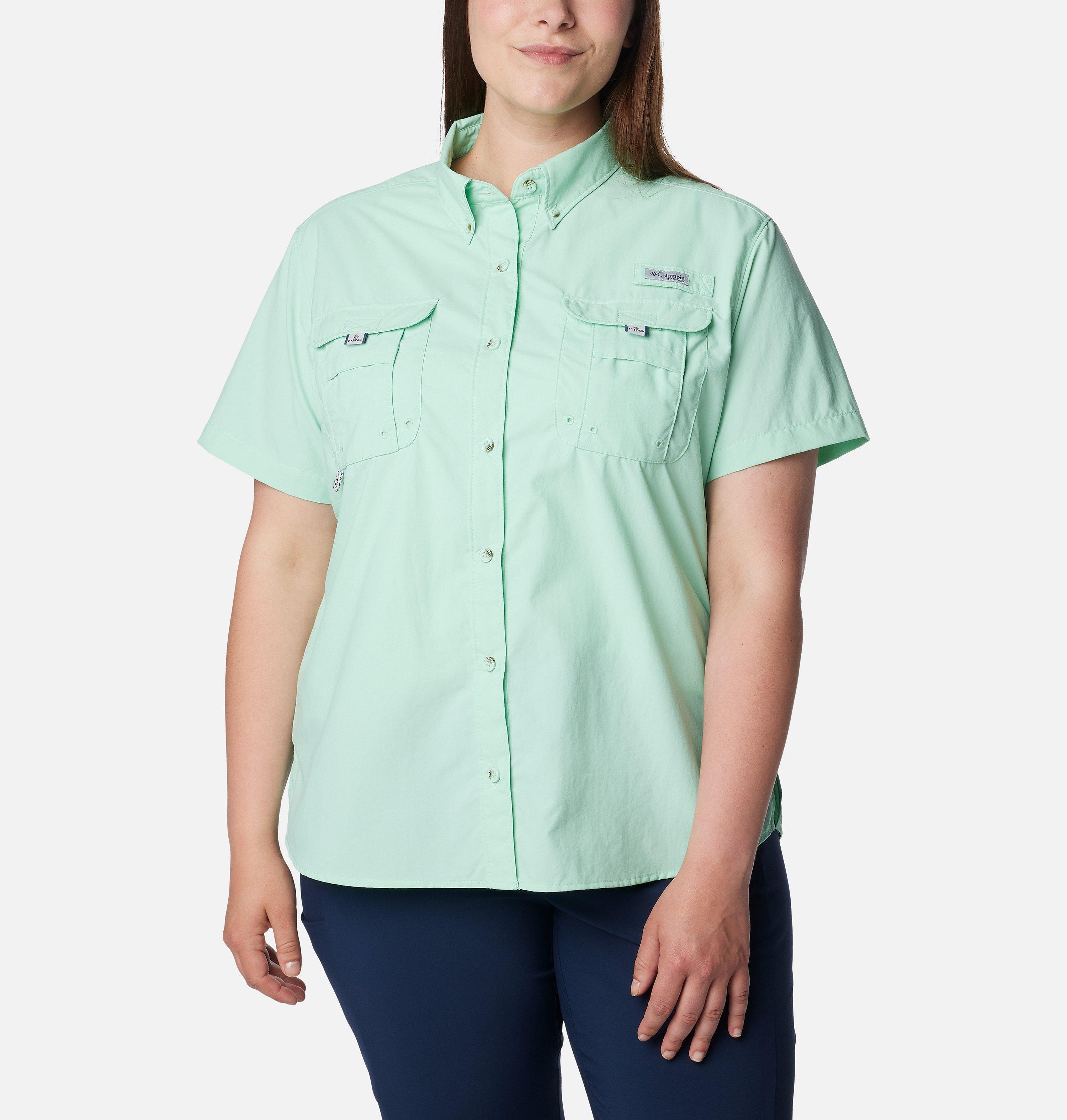 Women's PFG Bahama Short Sleeve Shirt - Plus Size 1