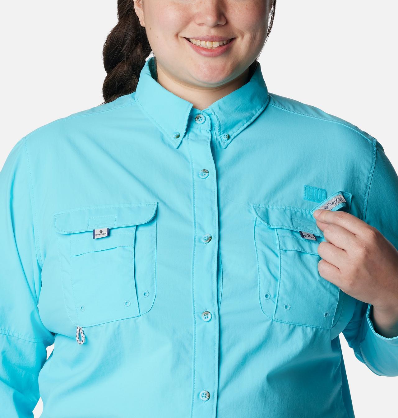 Women’s PFG Bahama™ Long Sleeve Shirt – Plus Size 4
