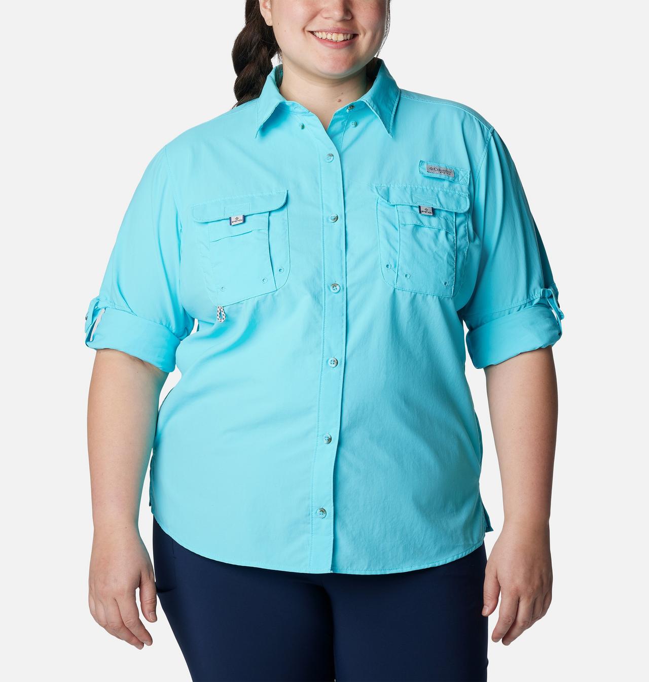 Women’s PFG Bahama™ Long Sleeve Shirt – Plus Size 7