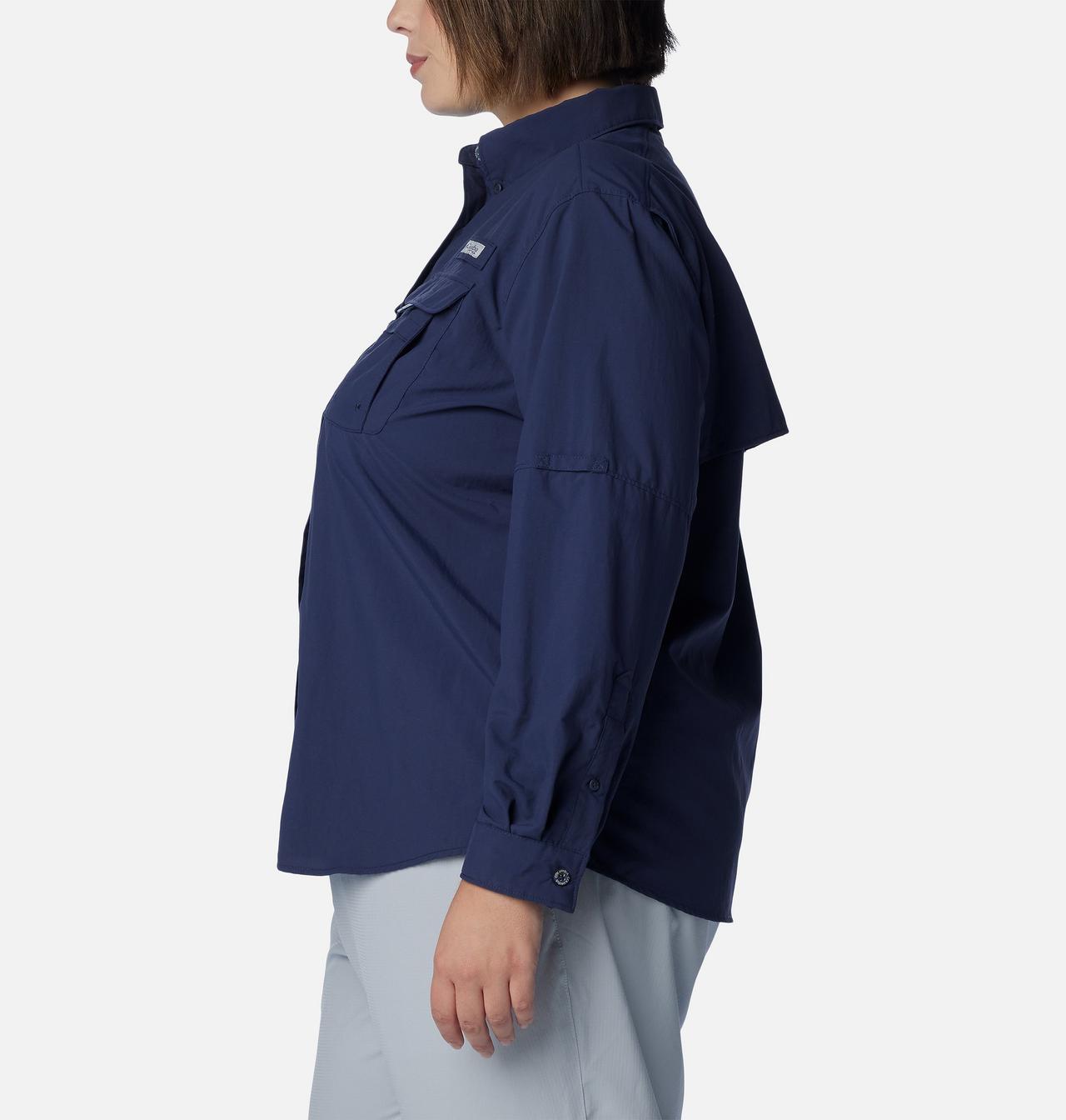 Women’s PFG Bahama™ Long Sleeve Shirt – Plus Size 3