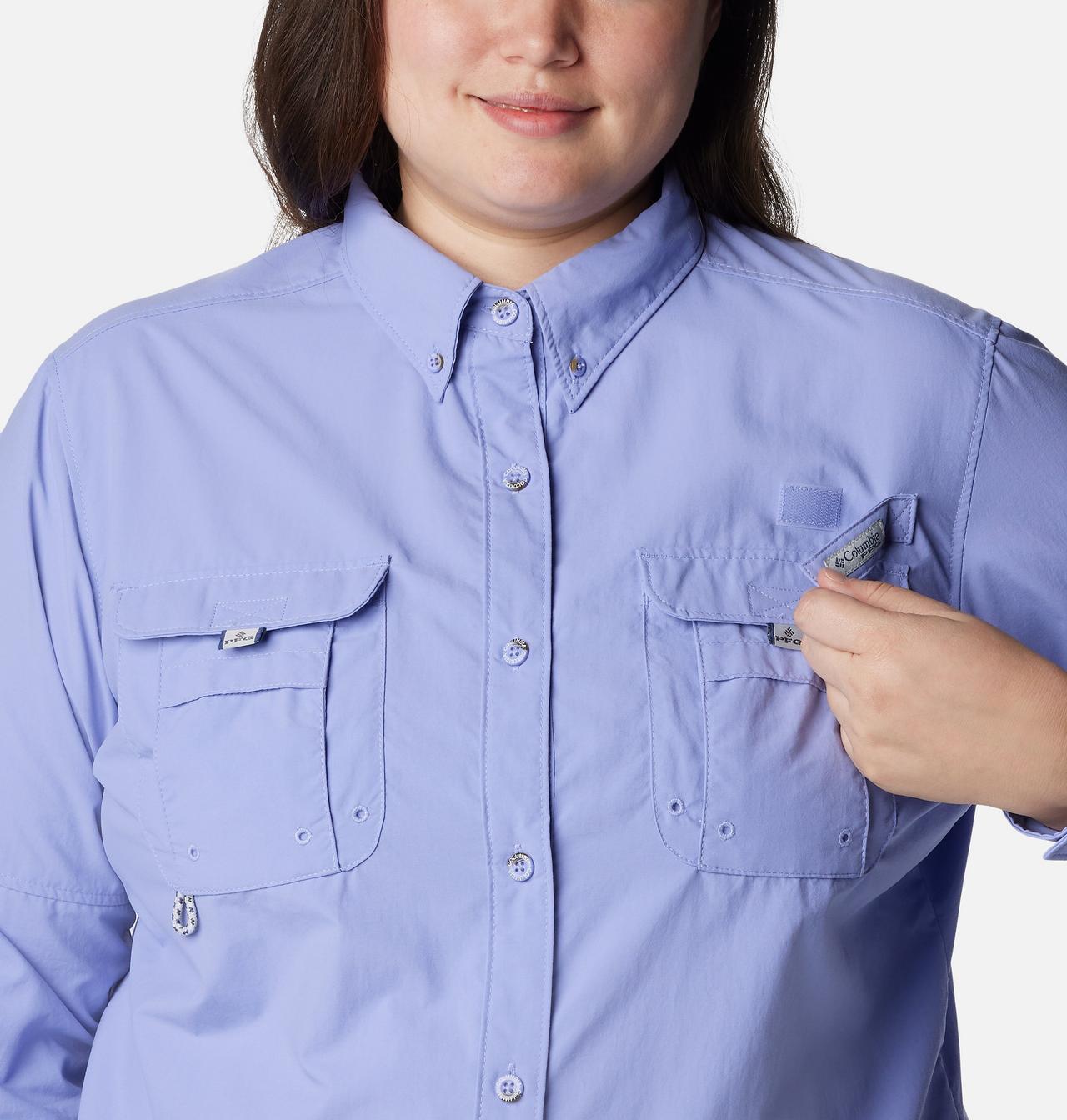 Women’s PFG Bahama™ Long Sleeve Shirt – Plus Size 4