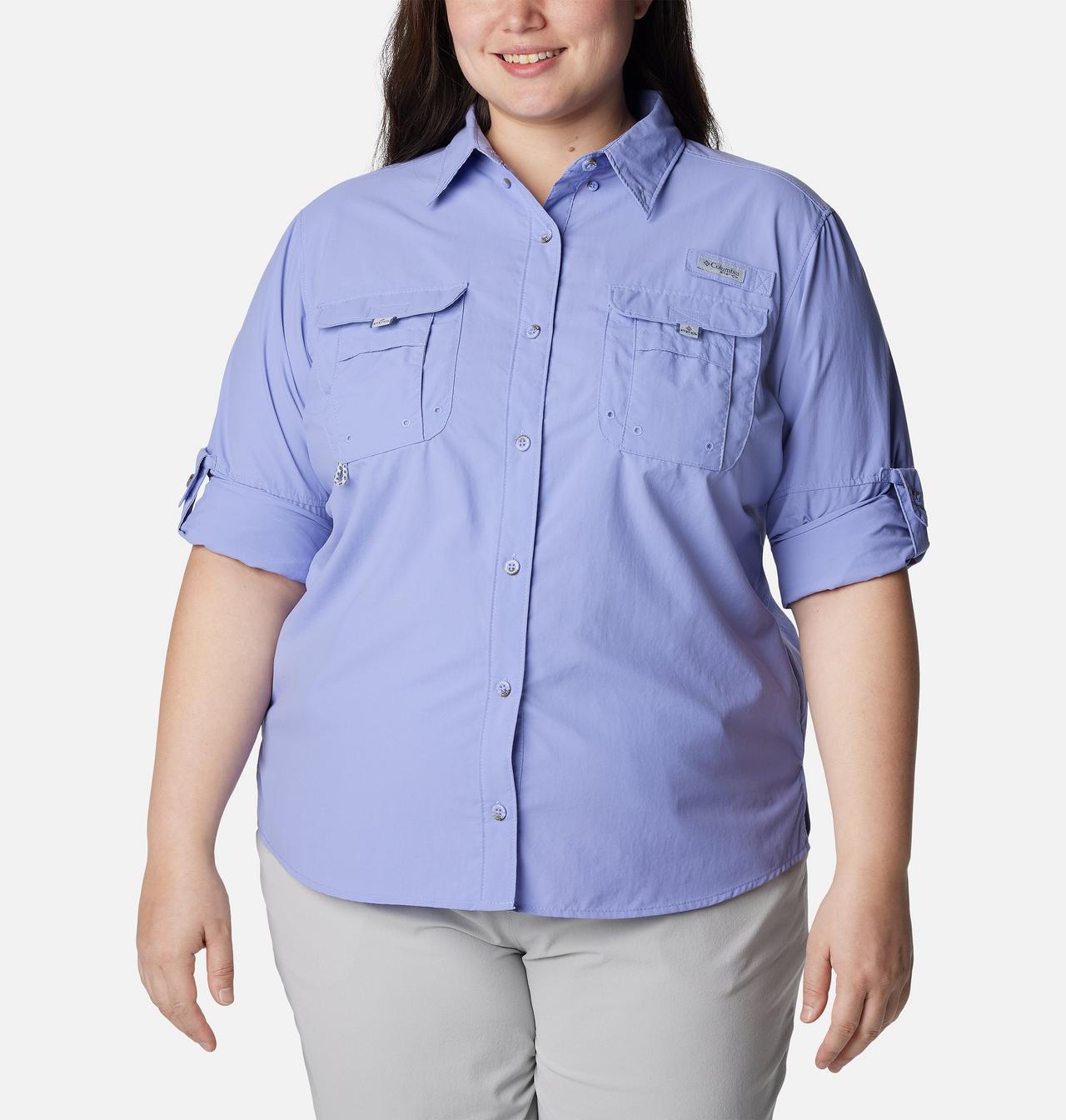 Women’s PFG Bahama™ Long Sleeve Shirt – Plus Size 7