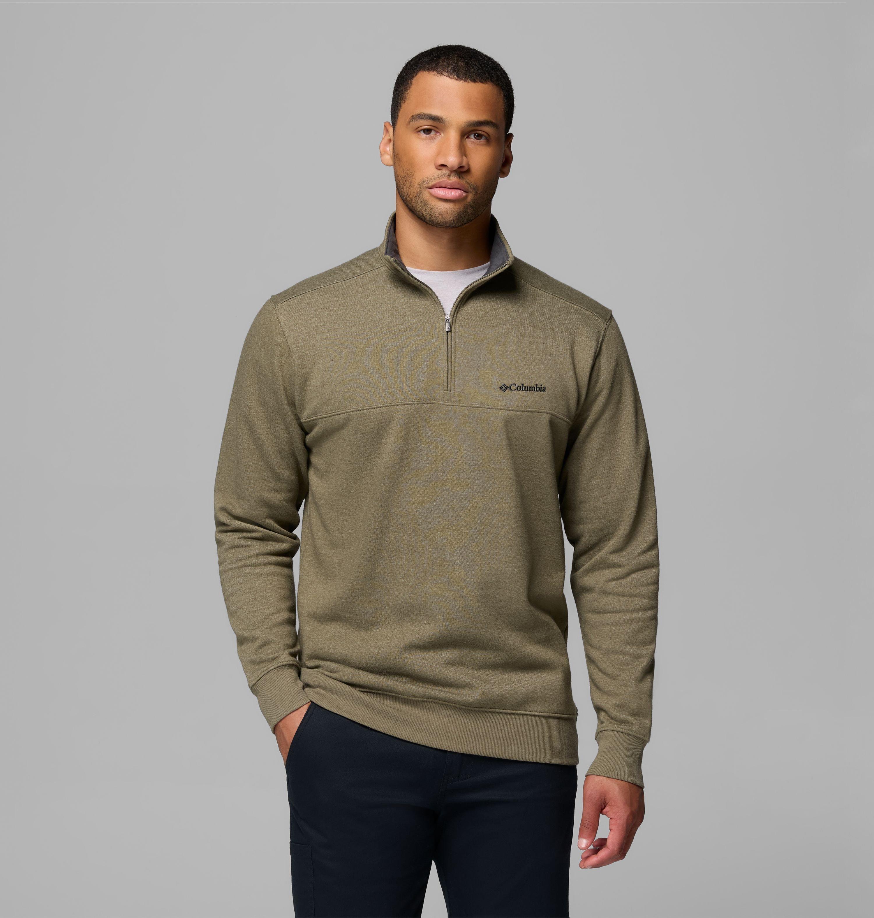 Men's Essential Hike™ Grid Fleece Half Zip Jacket