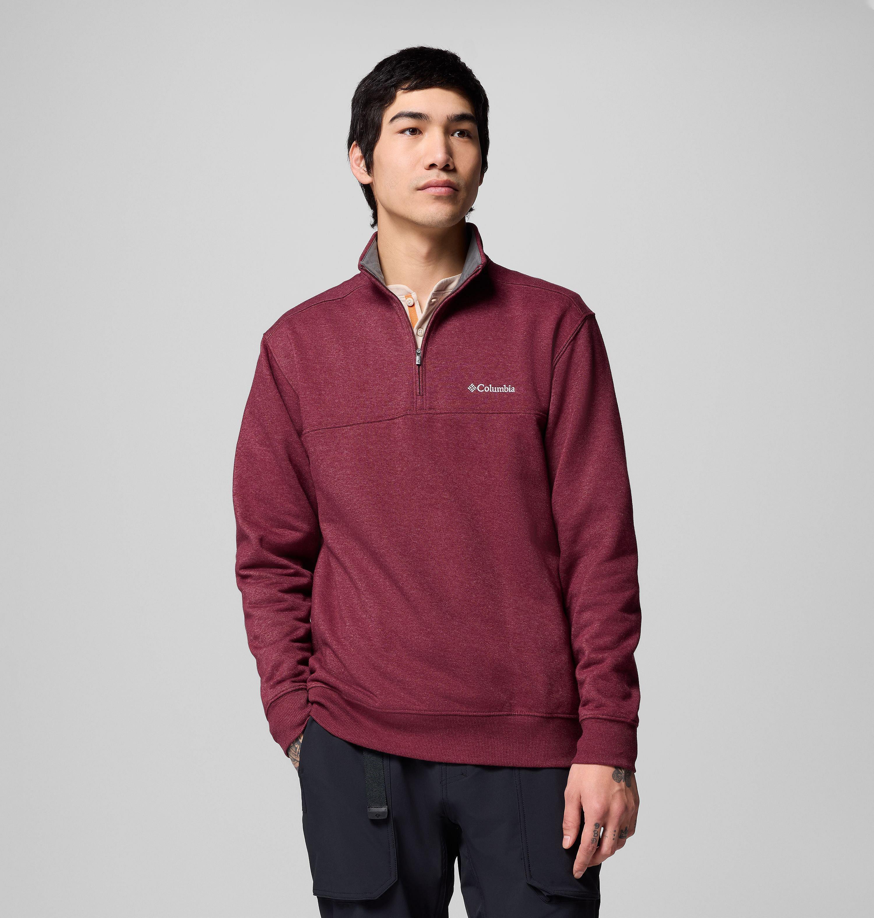 Men's Hart Mountain II Half Zip Sweatshirt | Columbia