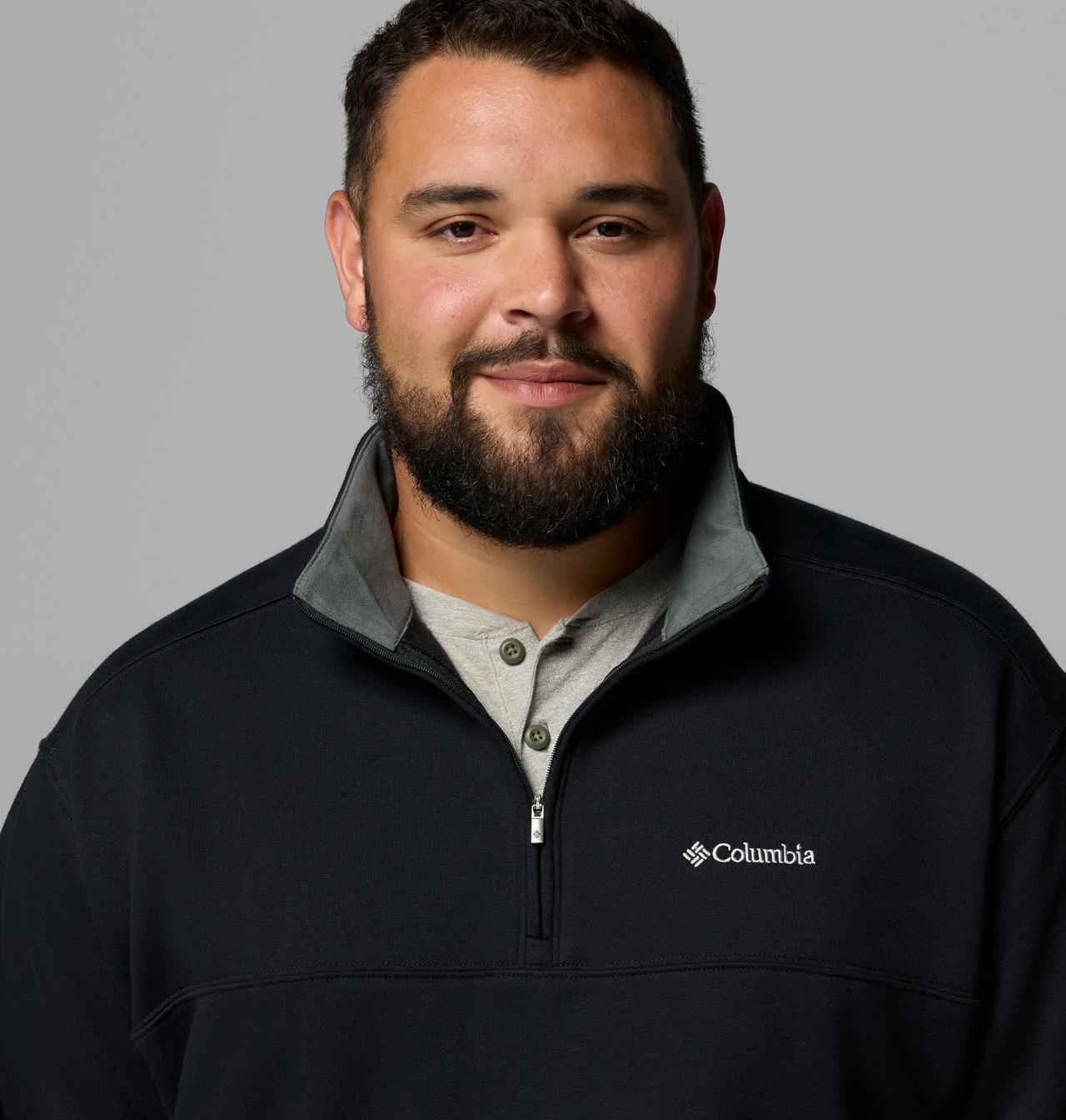Men's Hart Mountain™ II Half Zip Sweatshirt - Big | 010 | 1X 5