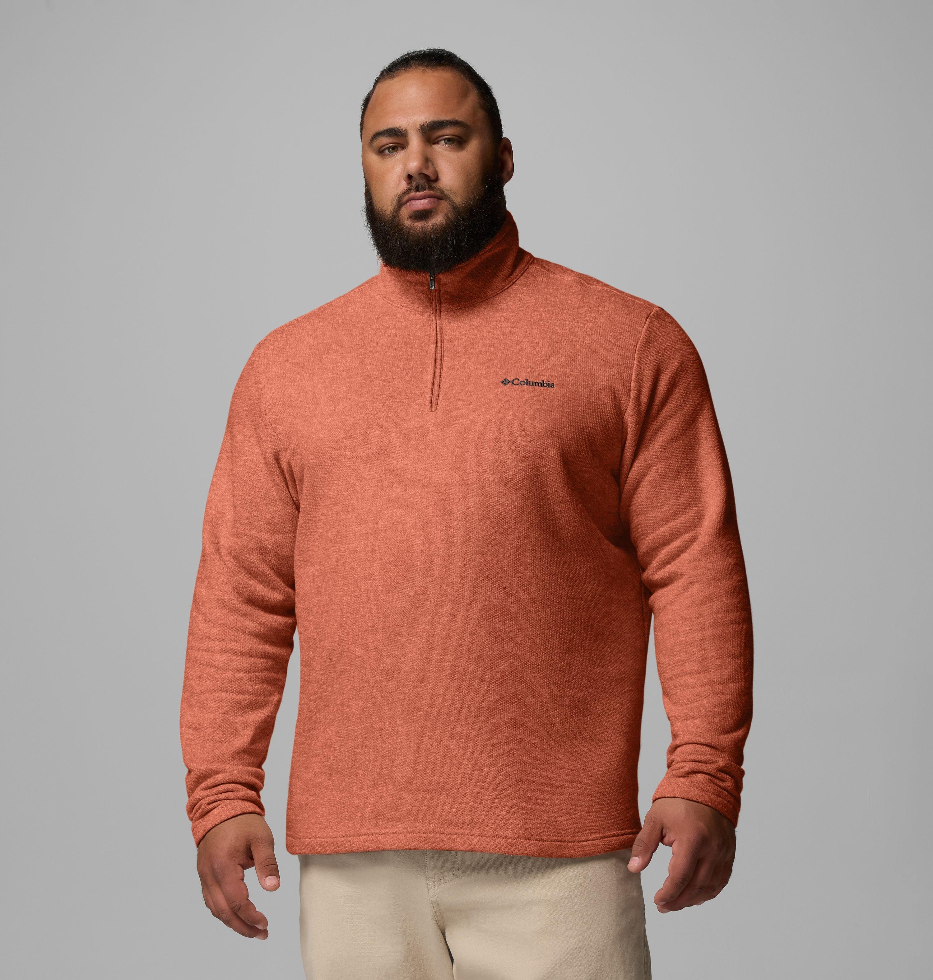 平城 Men's Hart Mountain II Half Zip Sweatshirt - Big | Columbia