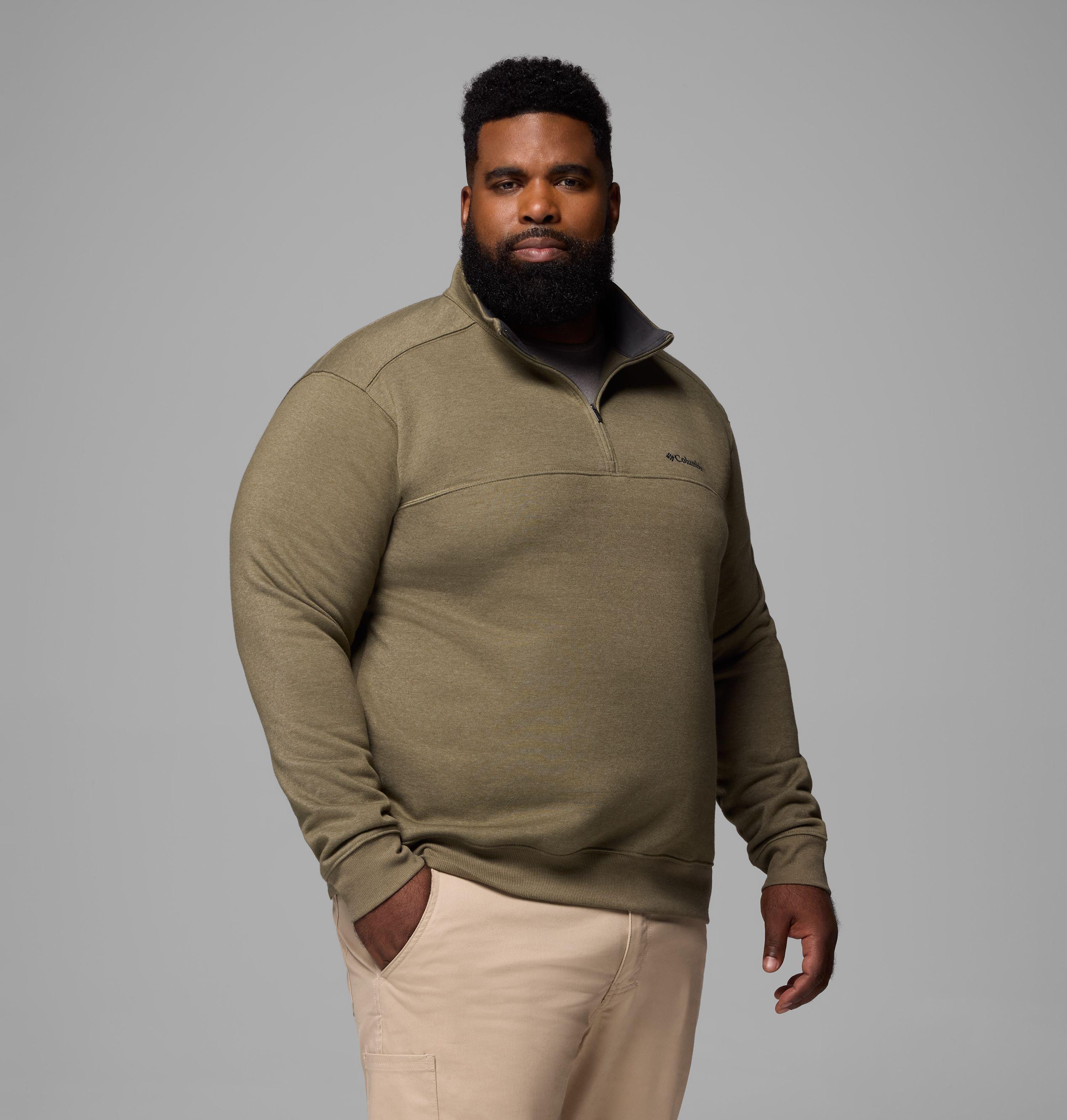 Men's Hart Mountain II Half Zip Sweatshirt - Big | Columbia