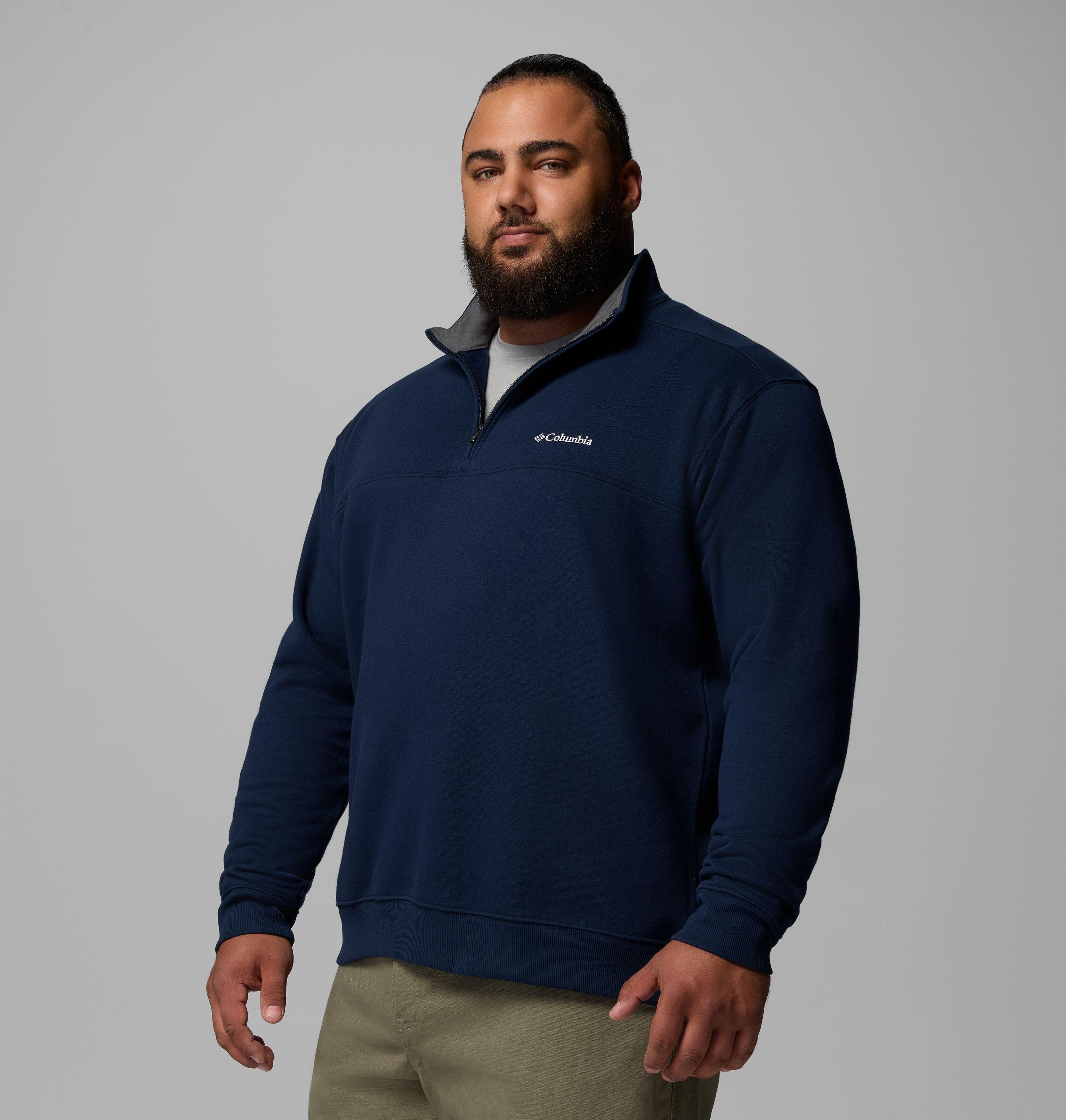 Men's Hart Mountain II Half Zip Sweatshirt - Big | 466 | 4X 4