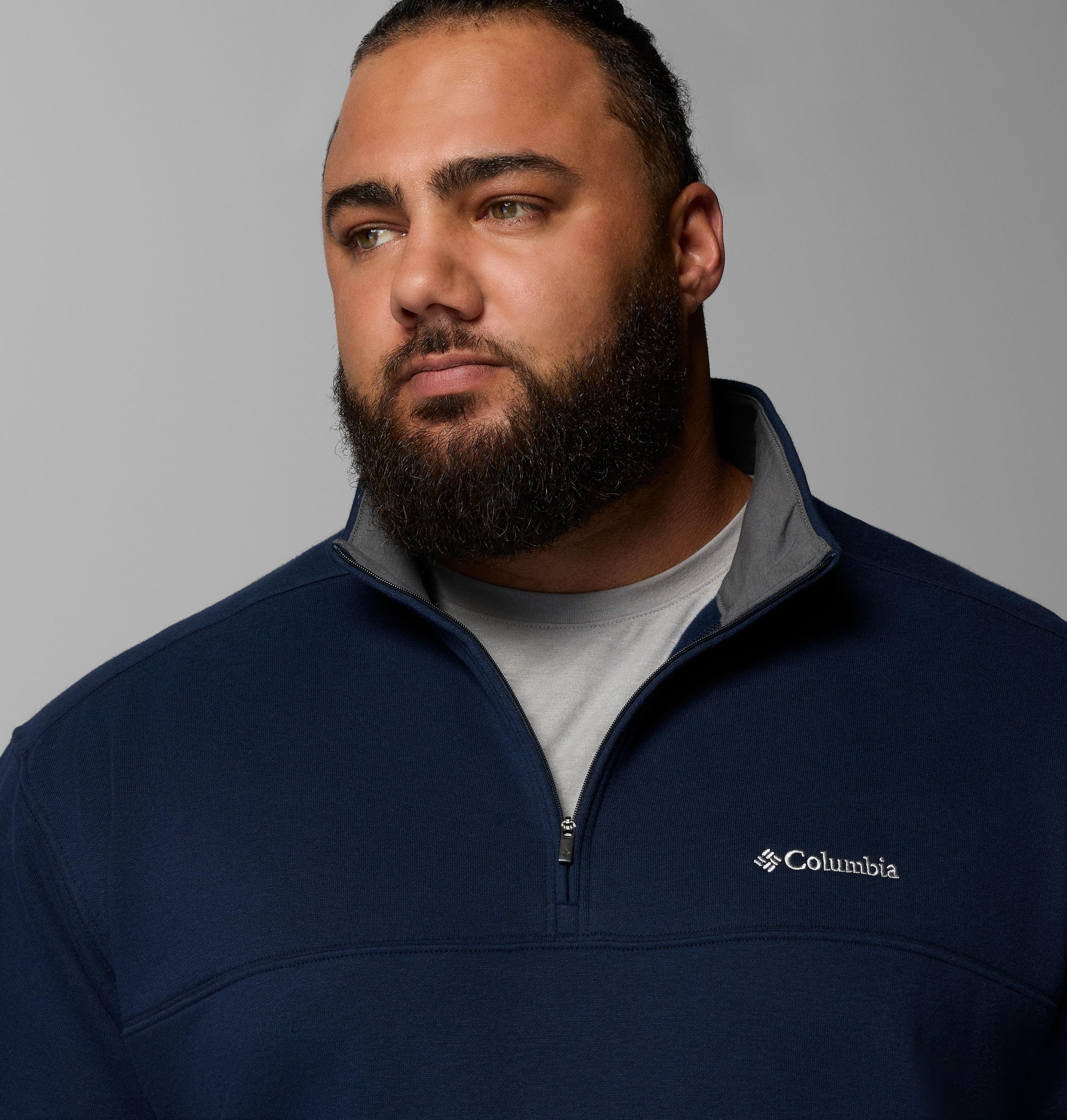Men's Hart Mountain II Half Zip Sweatshirt - Big | 466 | 4X 5