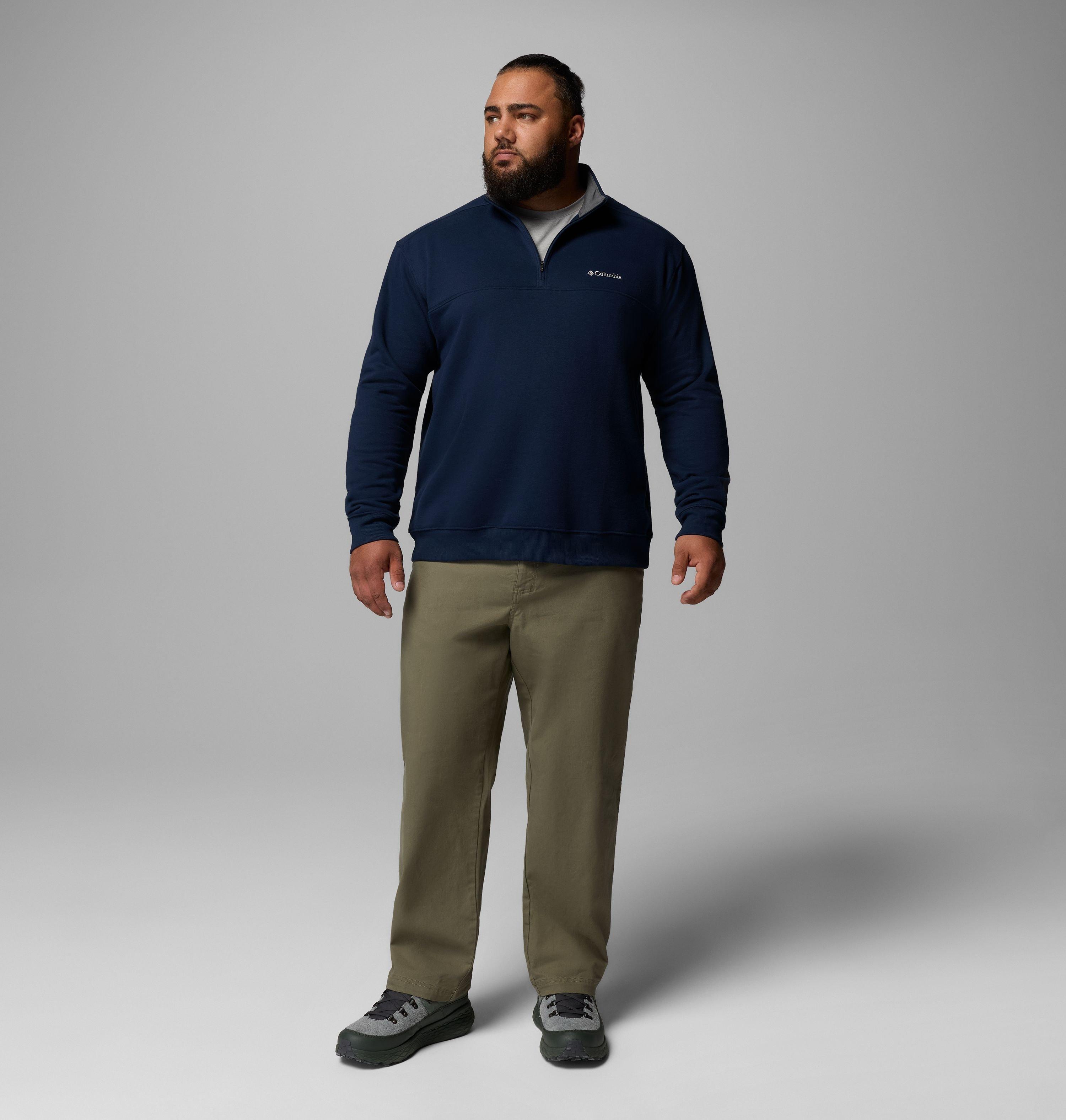 Men's Hart Mountain II Half Zip Sweatshirt - Big | 466 | 4X 2