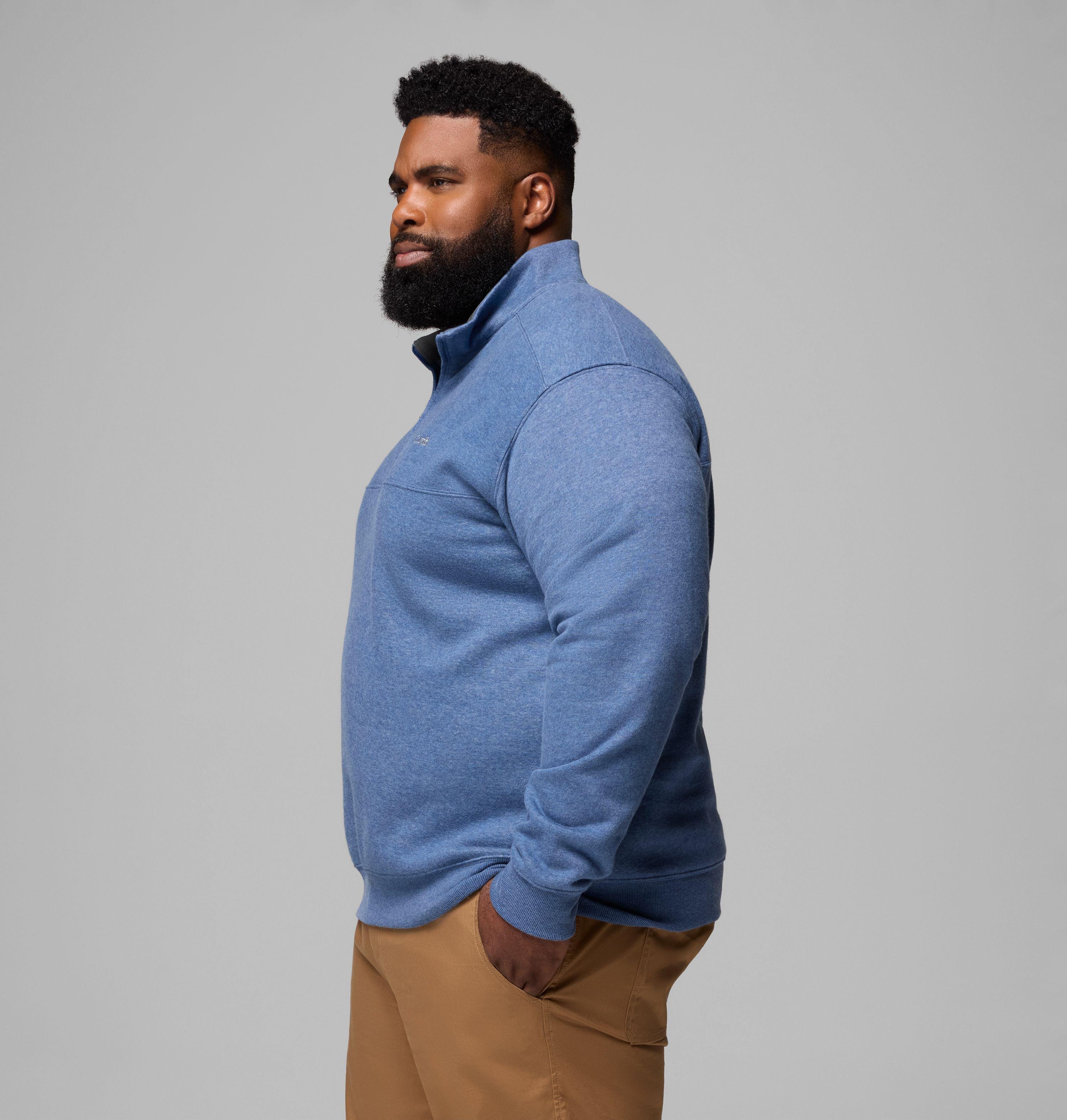 Men's Hart Mountain II Half Zip Sweatshirt - Big | 470 | 3X 4